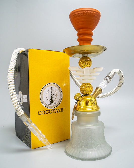 COCOYAYA Pumpkin 1205 Hookah - White