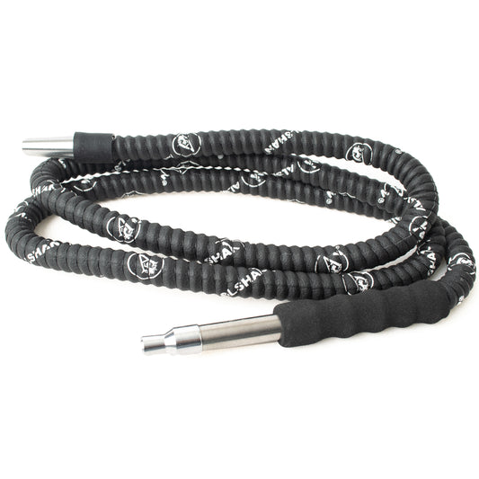 ALS Leather Coated Hookah Pipe - Black