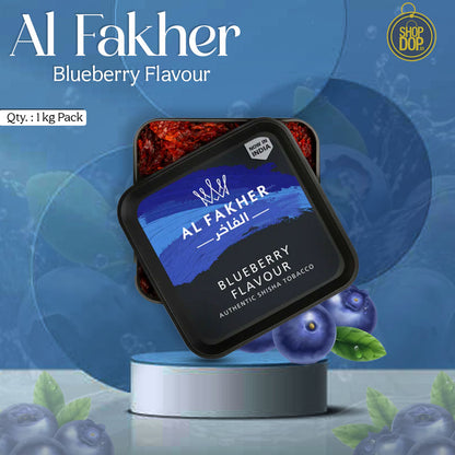 Al Fakher Blueberry Hookah Flavor - 1kg Bucket