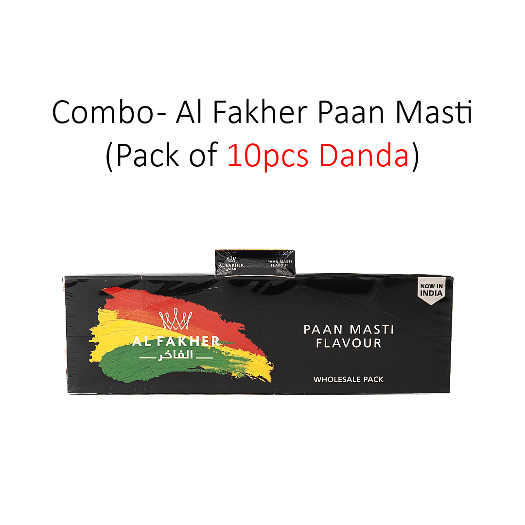Combo Pack of 10pcs - Al Fakher Paan Masti (50g Each)