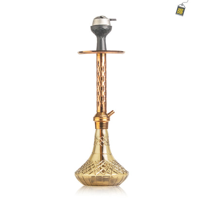 Alexander DIMD Hookah with Bag - Grey Base / Copper Stem