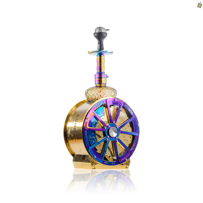 VG Foggit Alloy Wheel Hookah - Rainbow