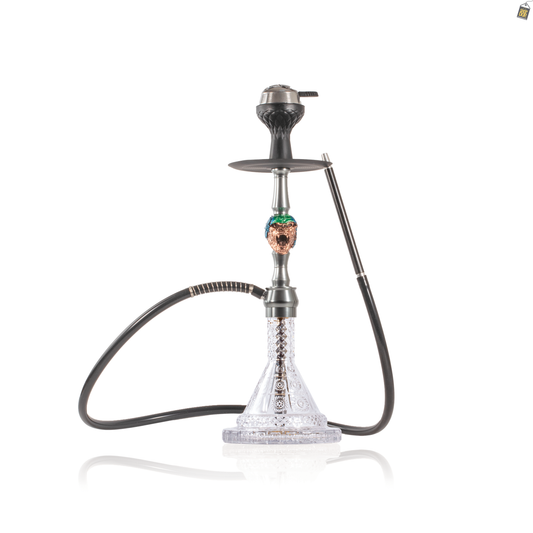 Angry Ape Hookah - Gun Metal