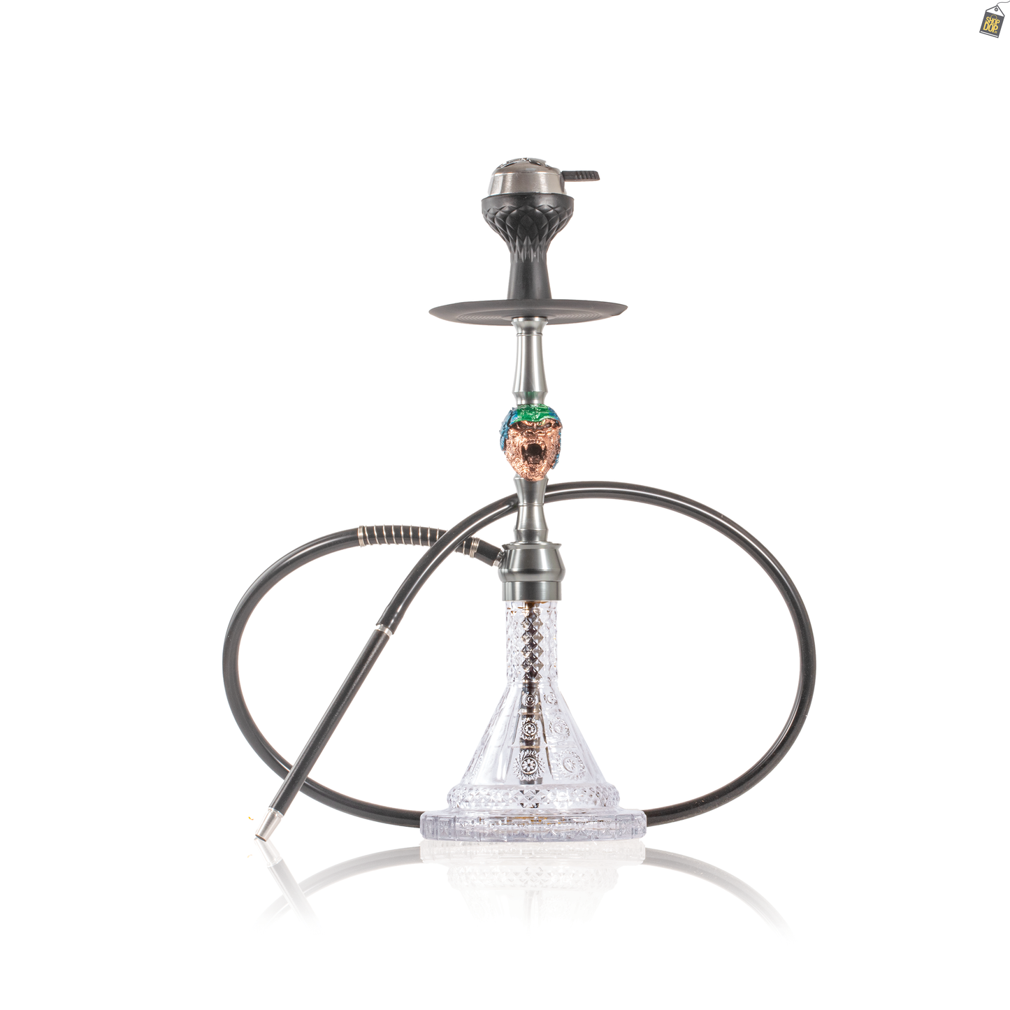 Angry Ape Hookah - Gun Metal