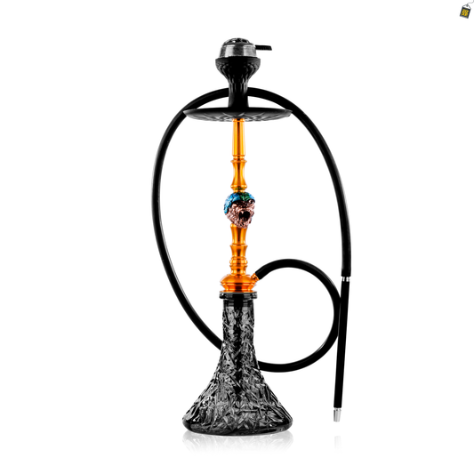 Angry Ape Hookah - Coffee / Rose Gold Face