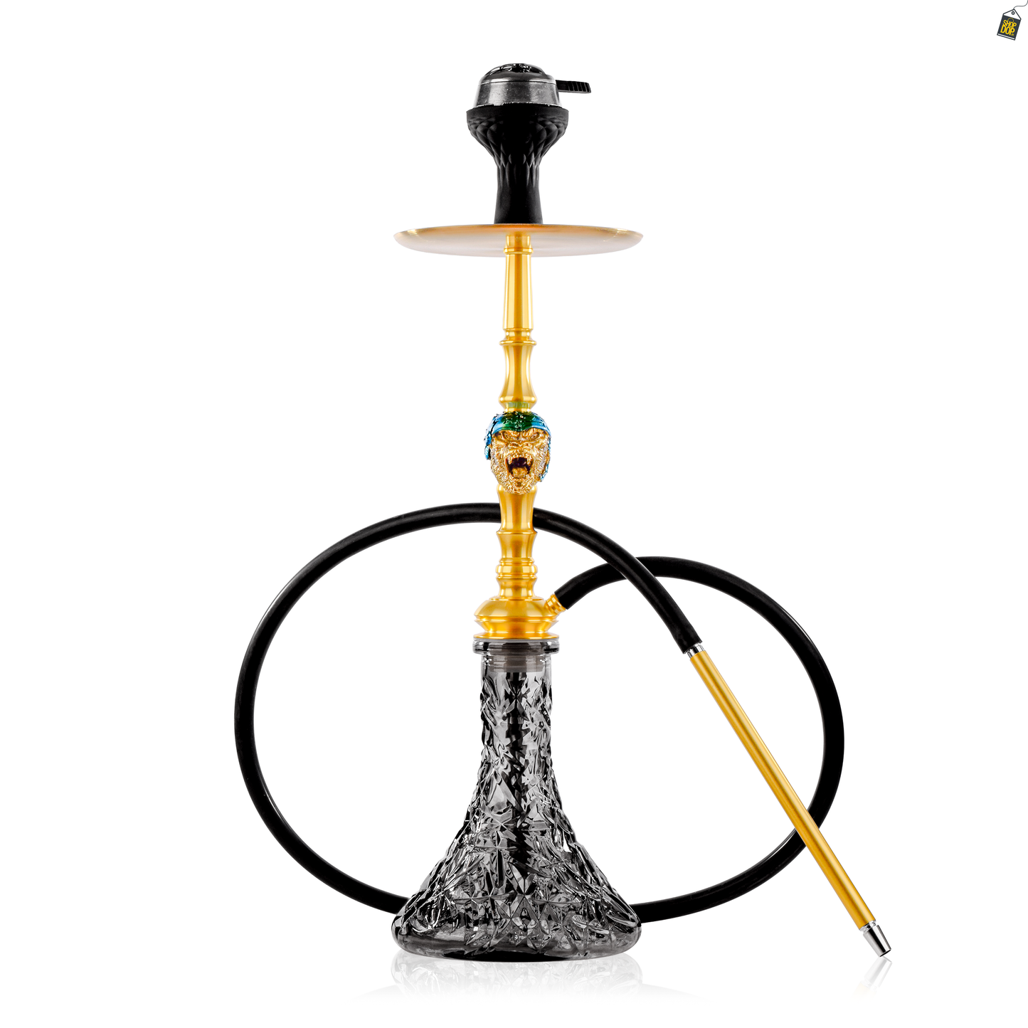 Angry Ape Hookah - Gold