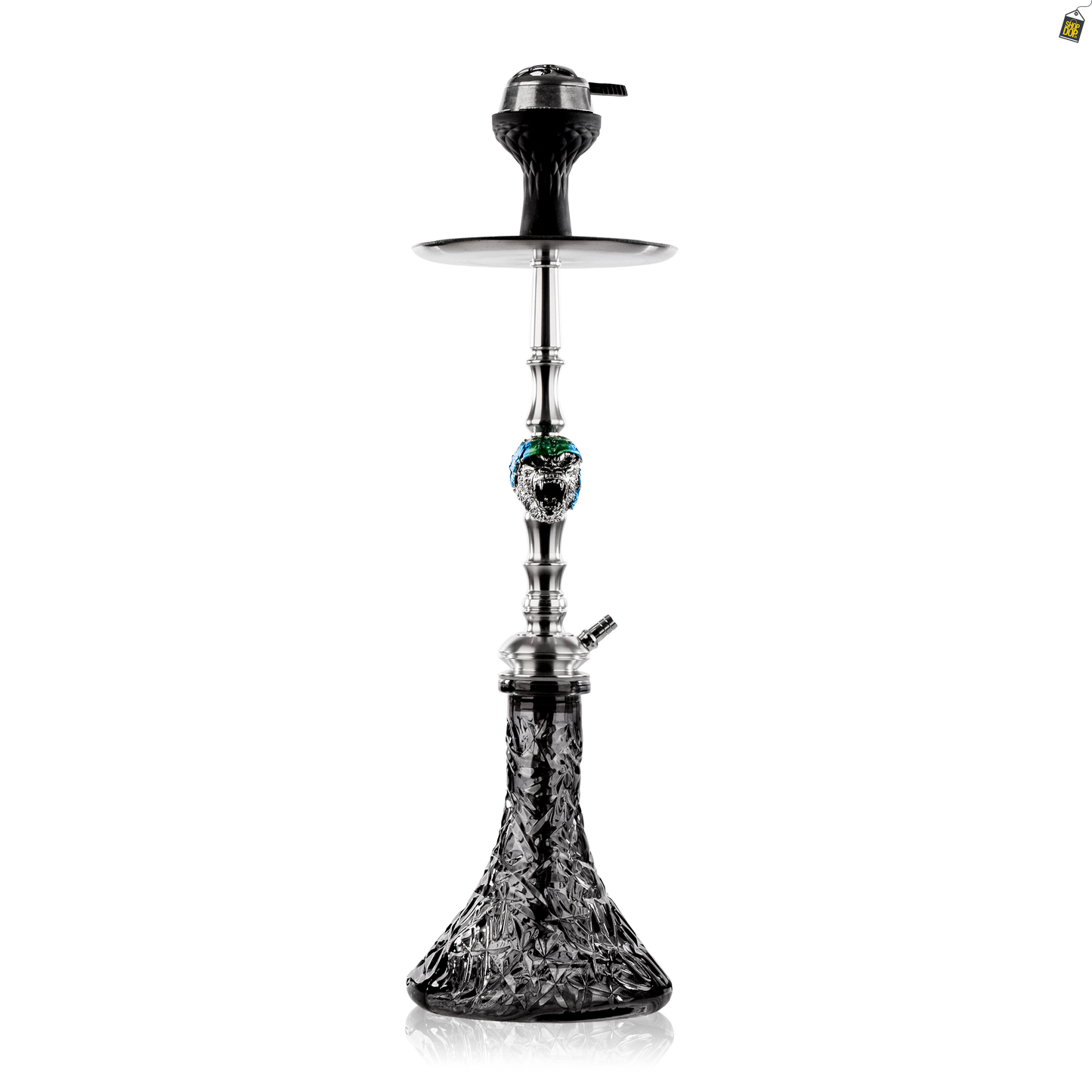 Angry Ape Hookah - Silver