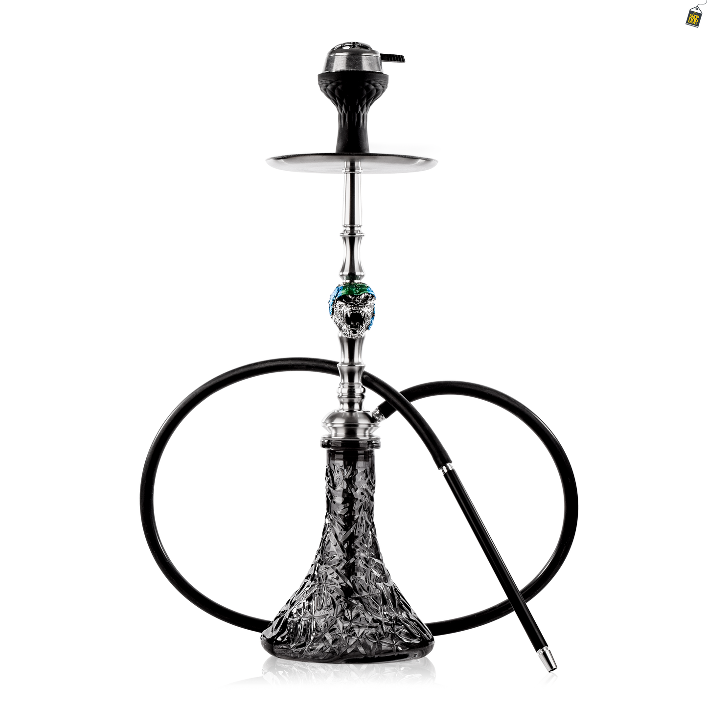 Angry Ape Hookah - Silver