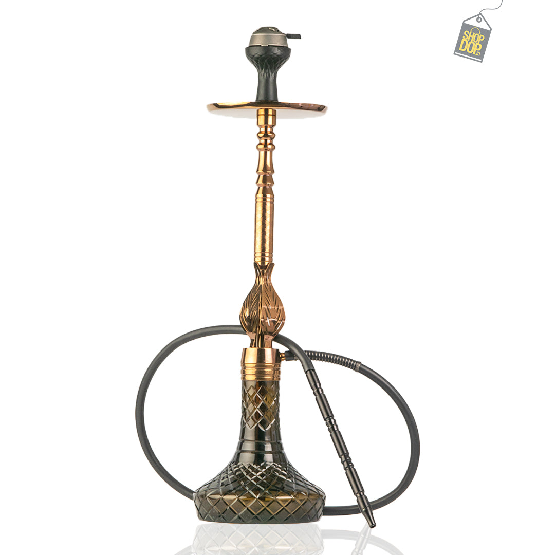 Animal Hookah with 2 Bags - Bronze Stem / Black Base