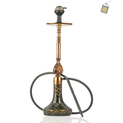 Animal Hookah with 2 Bags - Bronze Stem / Black Base