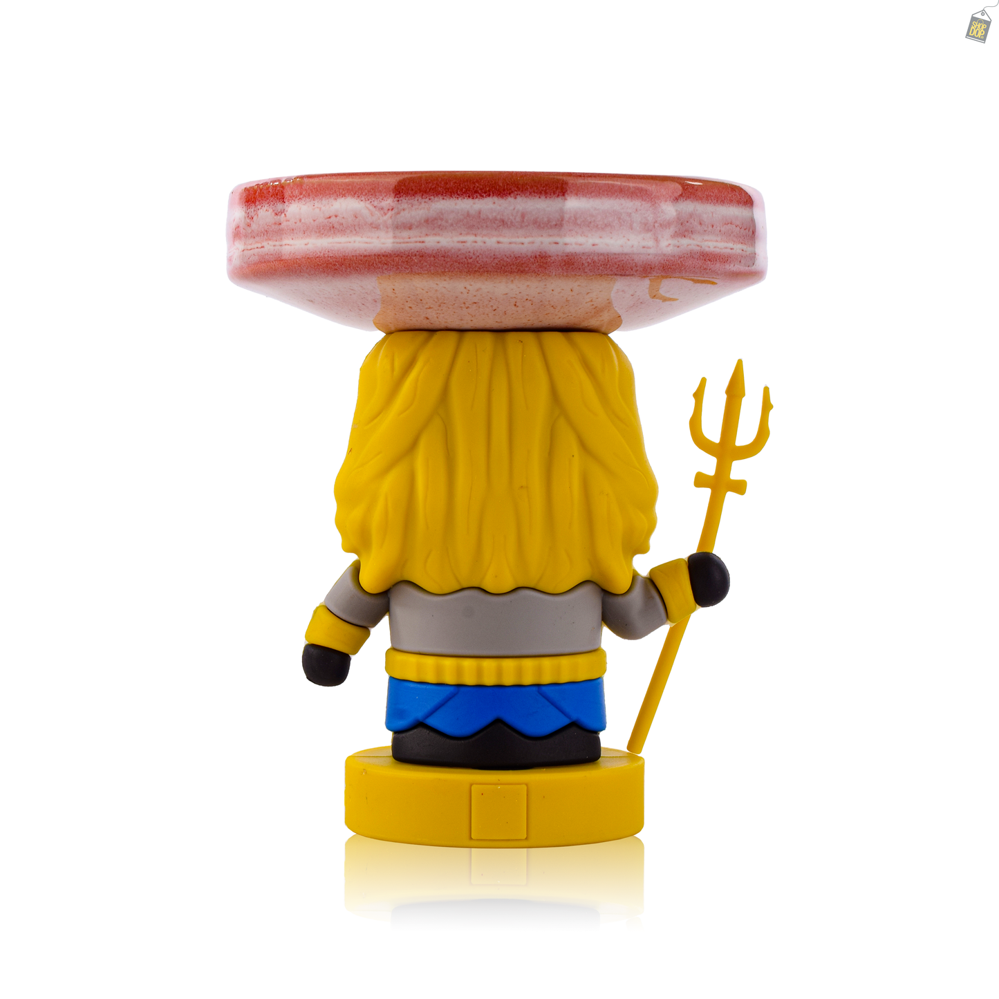 Aquaman Ceramic Hookah Bowl - Light Red