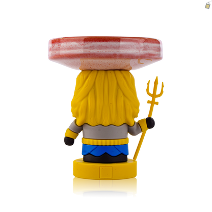 Aquaman Ceramic Hookah Bowl - Light Red