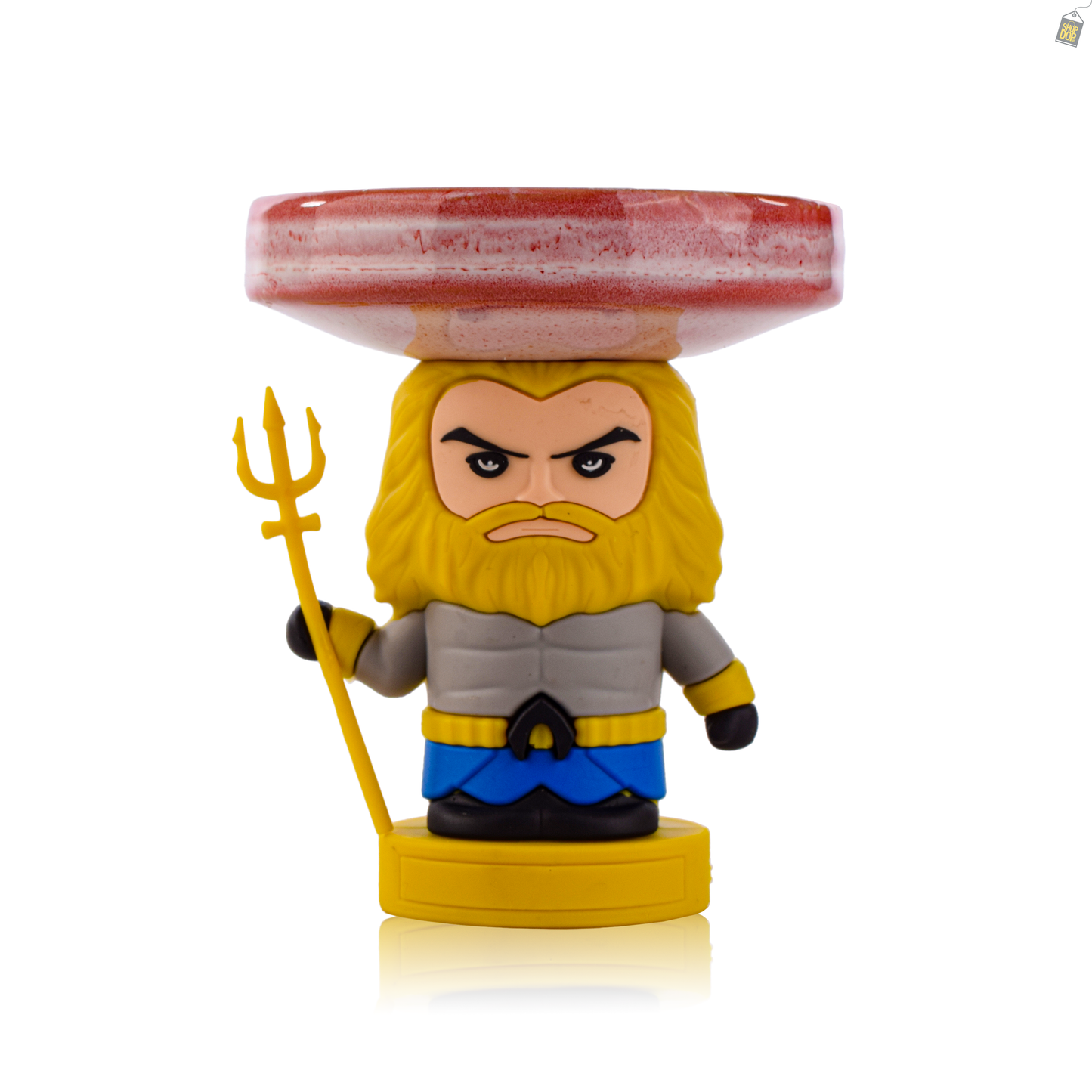 Aquaman Ceramic Hookah Bowl - Light Red