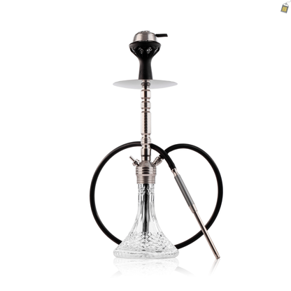 Arabic Delight Hookah with Bag - Silver