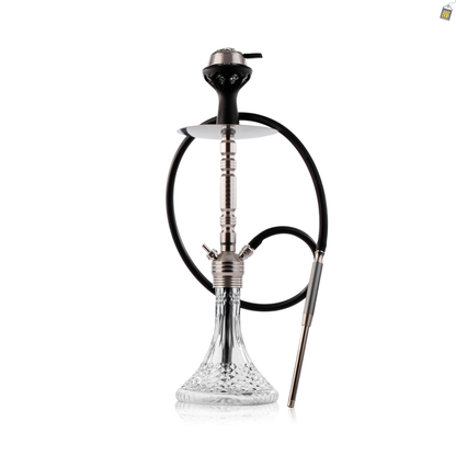 Arabic Delight Hookah with Bag - Silver
