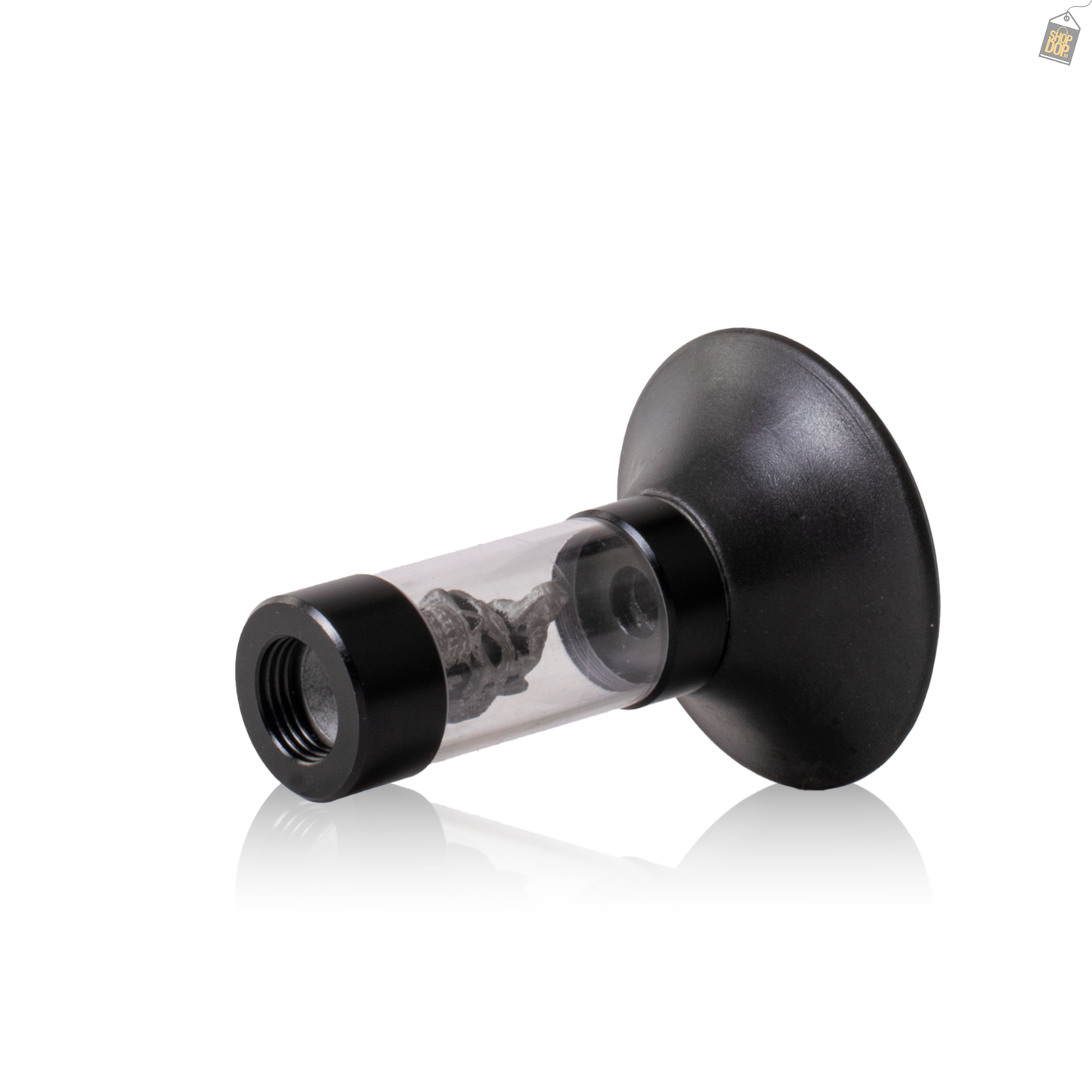 Fancy Astro Solid Matt Hookah Bowl - Gun Metal Skull