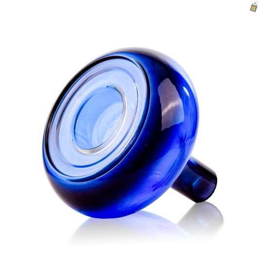 Atomic Glass Hookah Replacement Base - Blue (Lock)