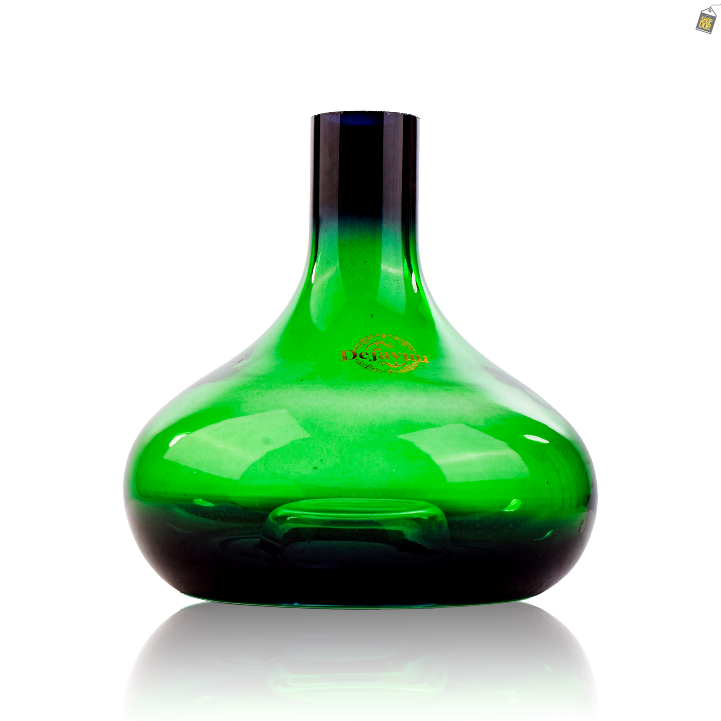 Atomic Glass Hookah Replacement Base - Green (Lock)