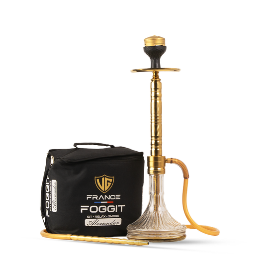 Attack Hookah with Bag - Golden