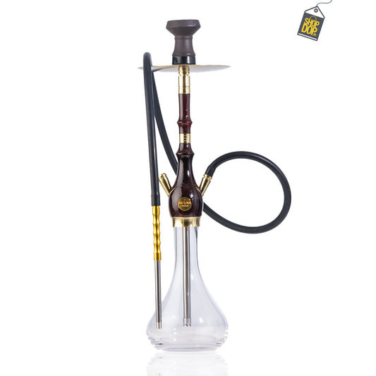 Avana Wookah (Wooden Hookah) - Black