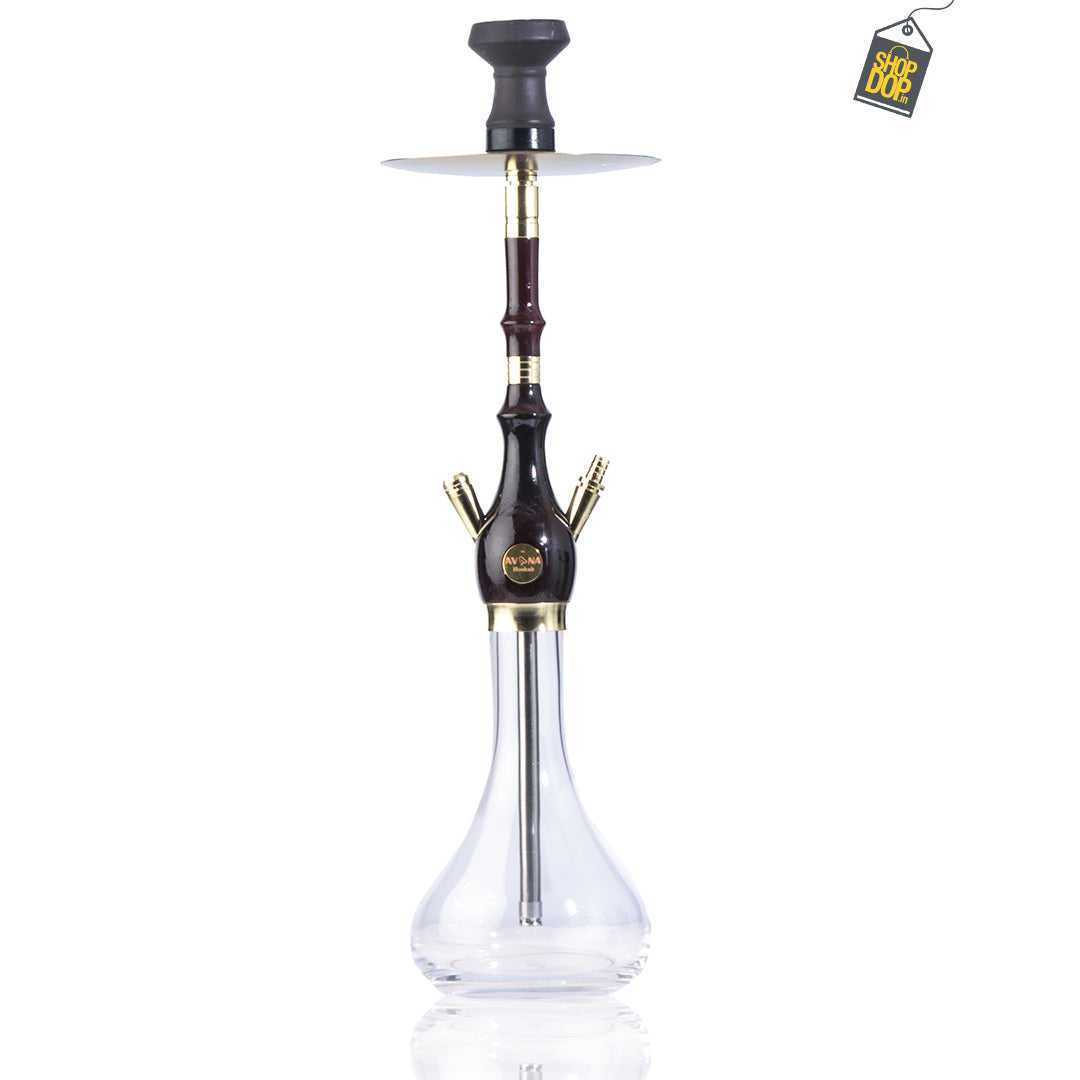 Avana Wookah (Wooden Hookah) - Black