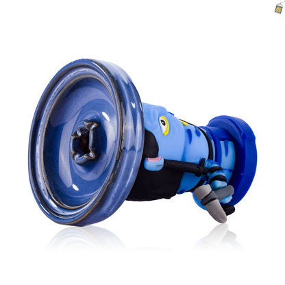 Avatar Ceramic Hookah Bowl - Blue