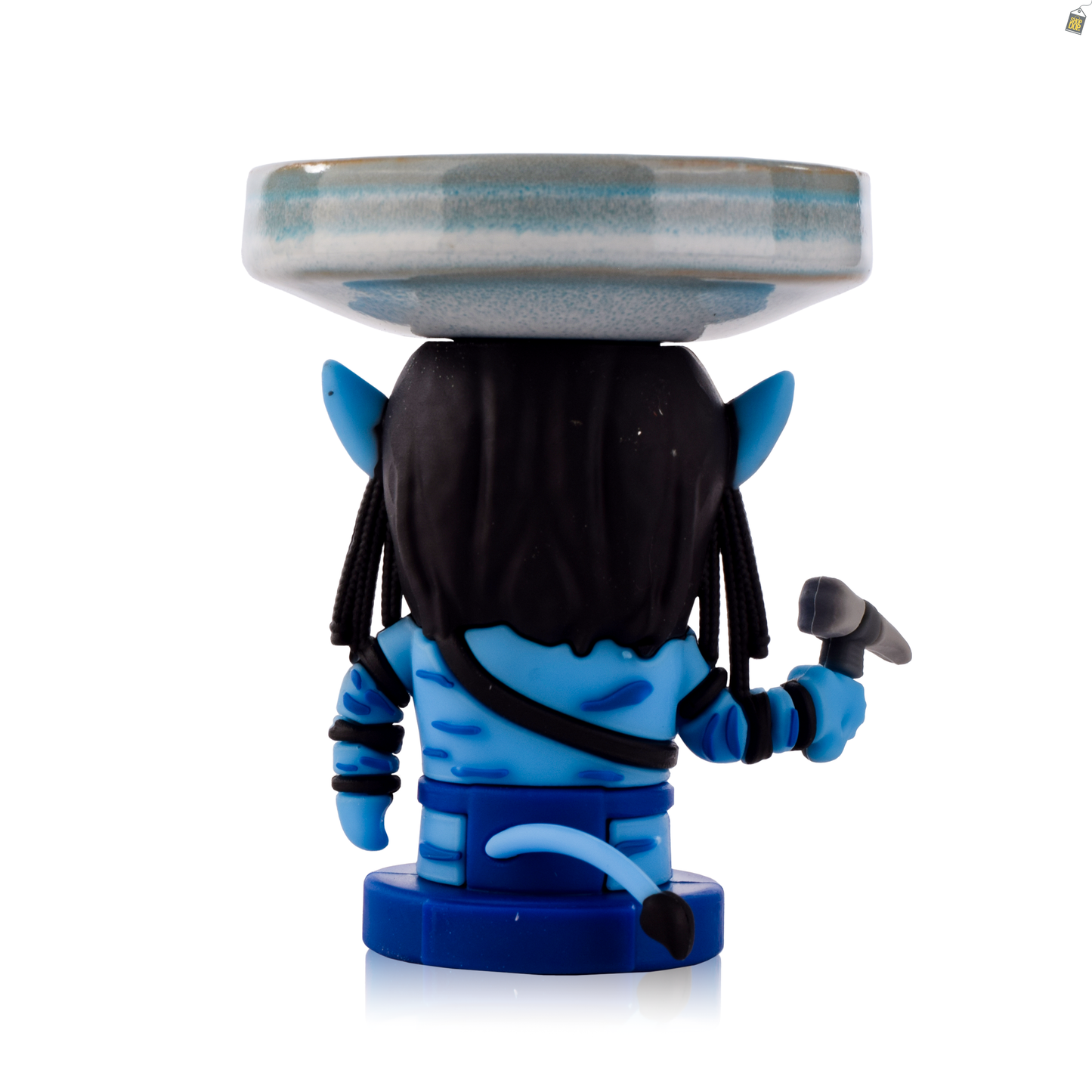 Avatar Ceramic Hookah Bowl - Sky Blue