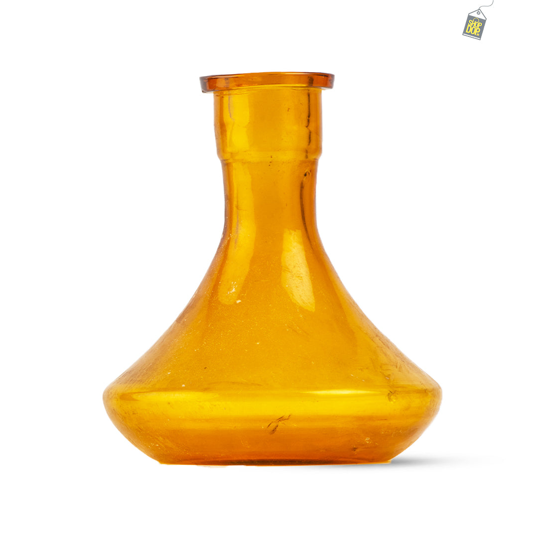 V3 Amber Hookah Glass Replacement Base Only (Rubber Type)