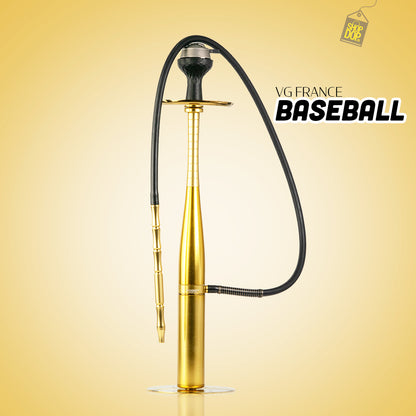 VG Baseball Hookah with Bag - Golden