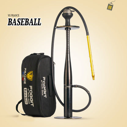 VG Baseball Hookah with Bag - Black