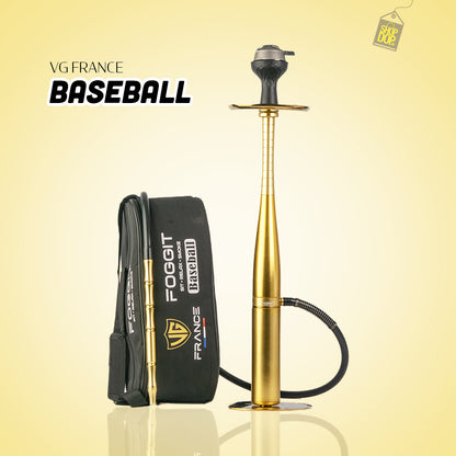 VG Baseball Hookah with Bag - Golden