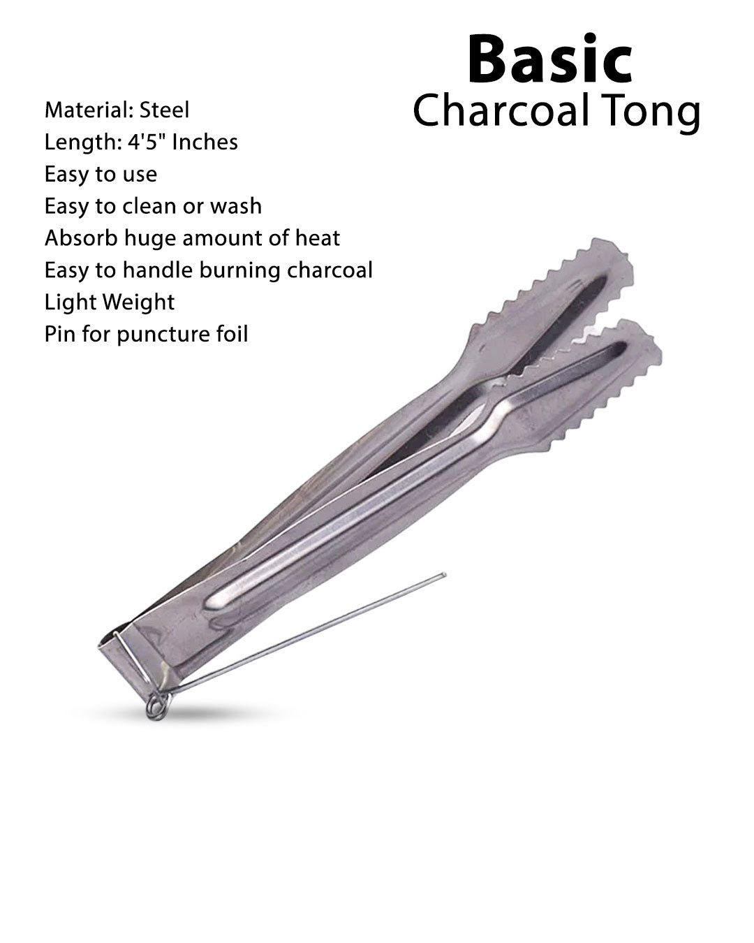 Basic Hookah Charcoal Tong / Chimti