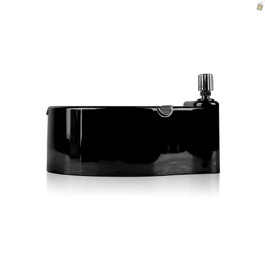 Basin Ashtray with Inner Lighter - Black