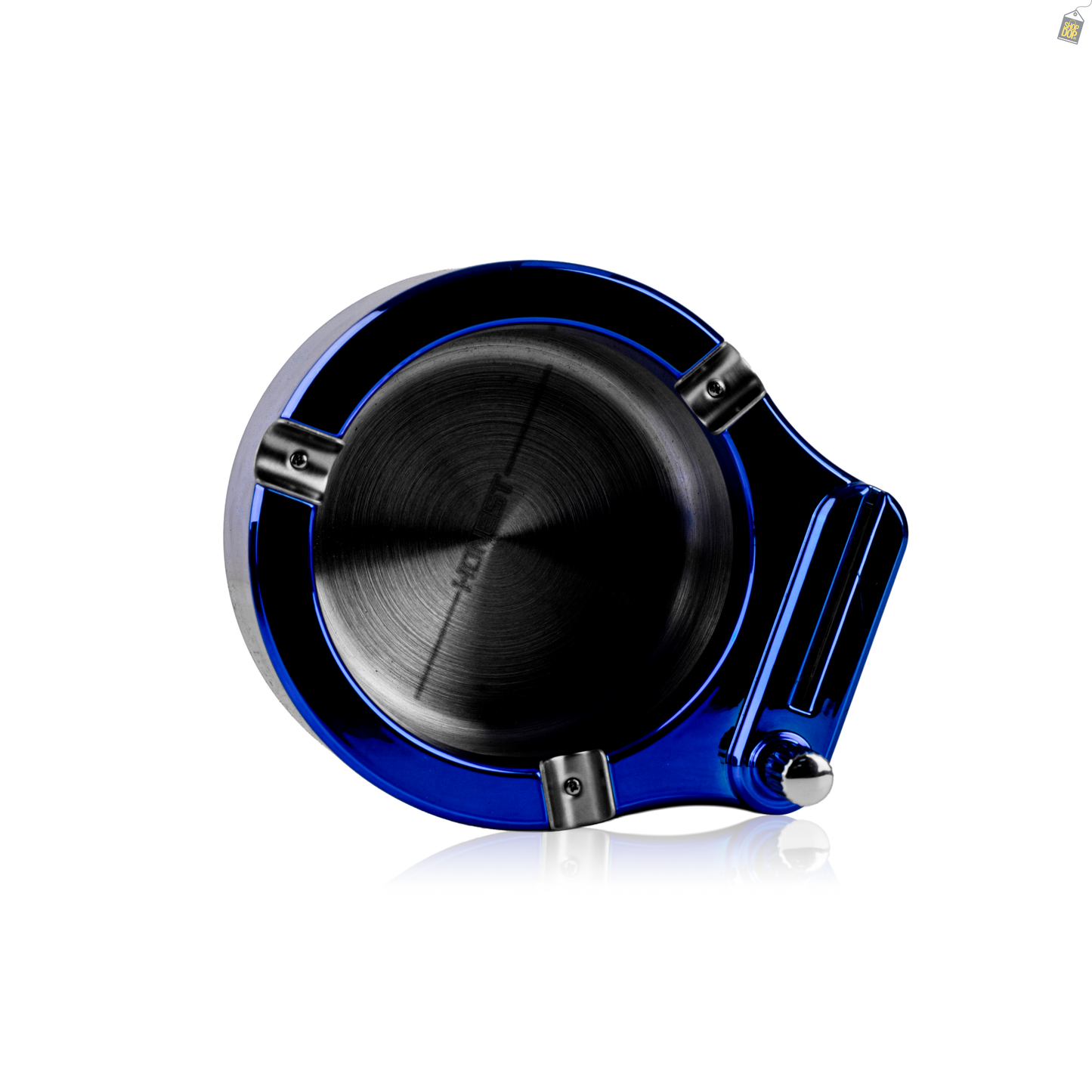 Basin Ashtray with Inner Lighter - Blue