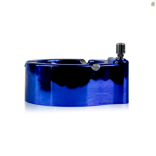 Basin Ashtray with Inner Lighter - Blue
