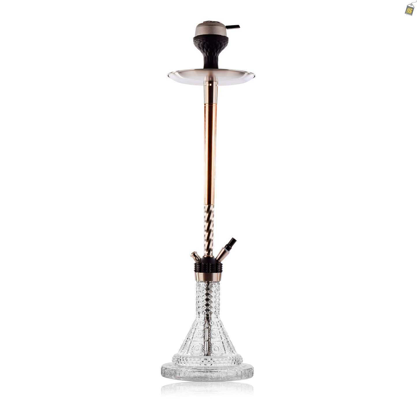 Baton Hookah - Rose Gold
