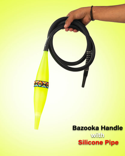 COCOYAYA Bazooka Handle with Silicone Hookah Pipe - Neon