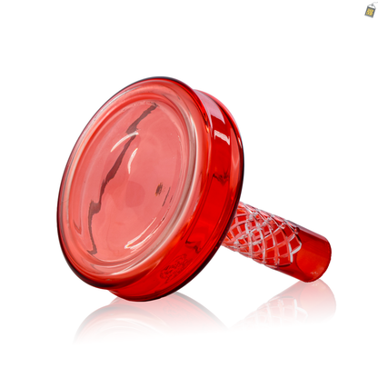 Bick Hookah Glass Replacement Base - Red (Lock)