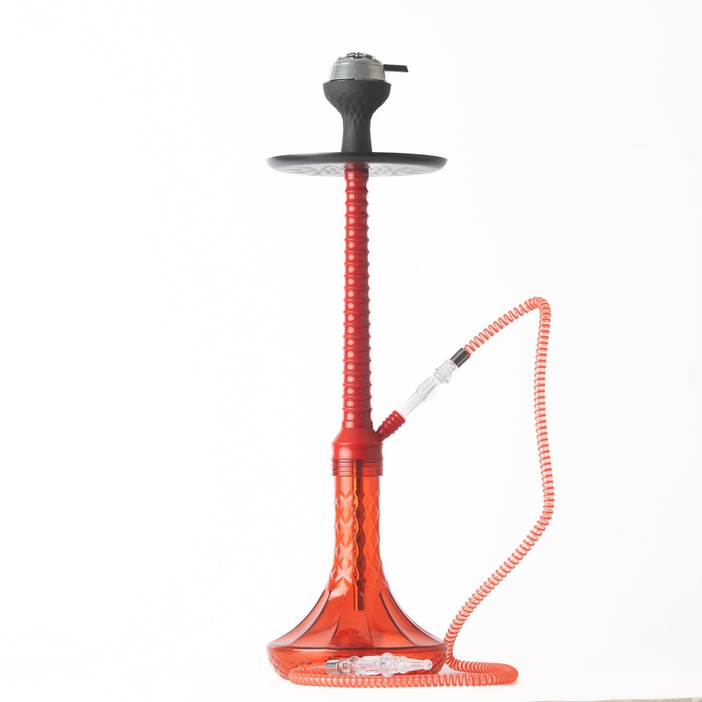 Big Acrylic DA-Vinci Hookah with LED Light - X Function (Red)