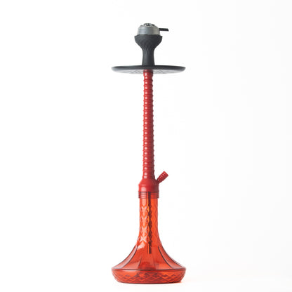 Big Acrylic DA-Vinci Hookah with LED Light - X Function (Red)