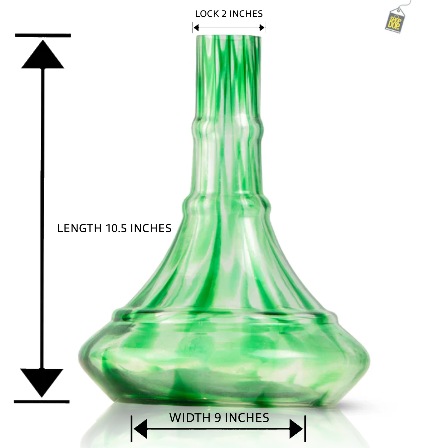 Big Monster Hookah Glass Replacement Base Only (Without Lock)