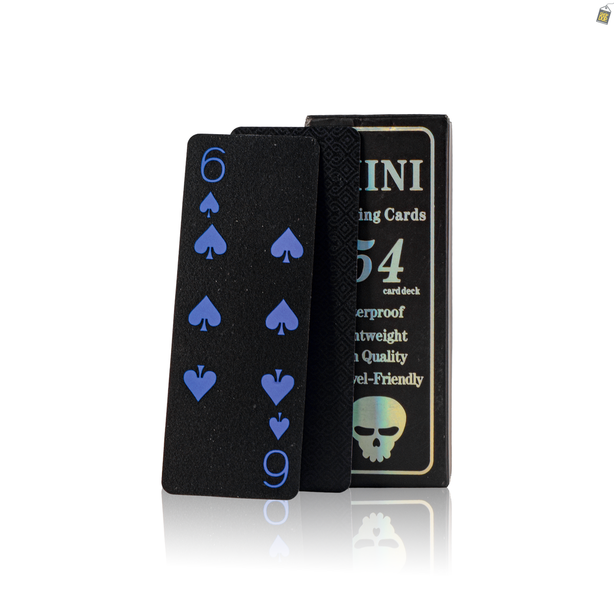 Black Mini Playing Cards