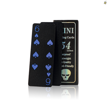 Black Mini Playing Cards