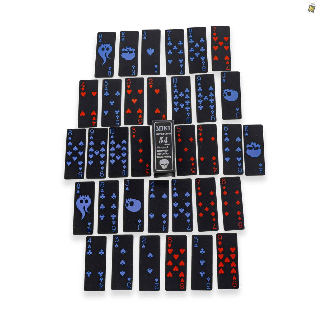 Black Mini Playing Cards