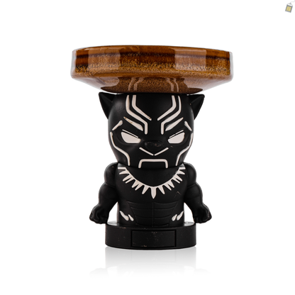 Black Panther Ceramic Hookah Bowl - Brown