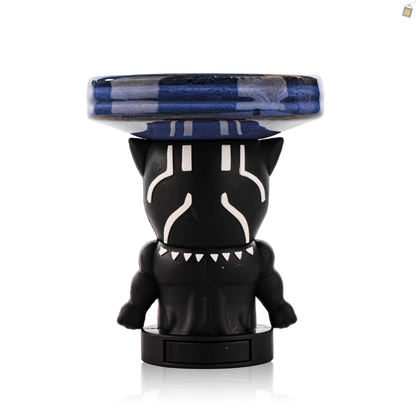 Black Panther Ceramic Hookah Bowl - Blue