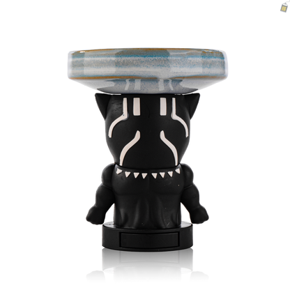 Black Panther Ceramic Hookah Bowl - Sky Blue