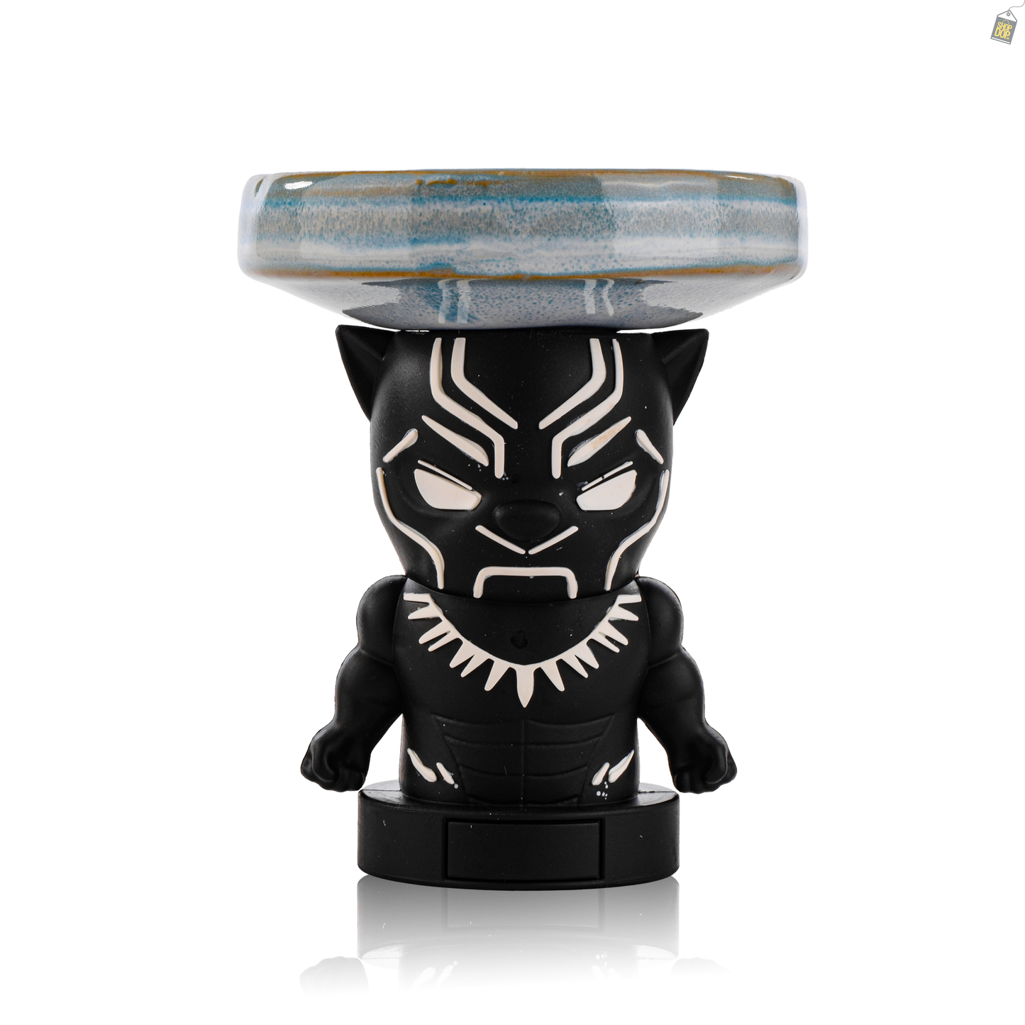 Black Panther Ceramic Hookah Bowl - Sky Blue