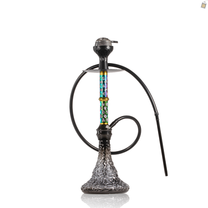 Bling Hookah with Bag - Silver
