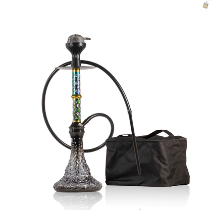 Bling Hookah with Bag - Silver
